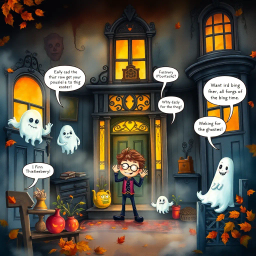 Whose Haunt Is This? - Text-based game
