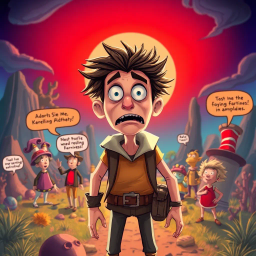 Chronicles of the Clueless: Whose Quest Is It Anyway? - Text-based game