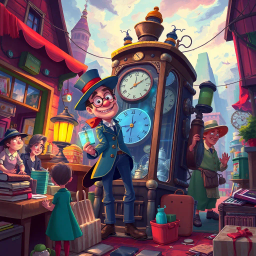 Chrono Chums: Who's There? - Text-based game