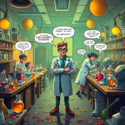 Whose Lab Is It Anyway? - Text-based game