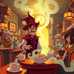 Chrono Chums: Who's There? - Text-based game