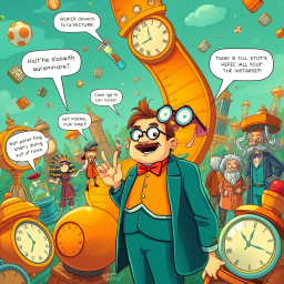 Chronomangle: Whose Time Is It Anyway? - Text-based game
