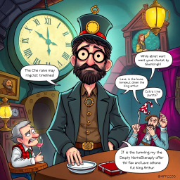 Chrono-Caper: Who’s Time is It Anyway? - Text-based game