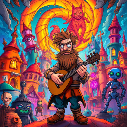 Questquake: Whose Adventure Is It Anyway? - Text-based game
