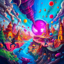 Spectrum Wars: Which Dimension Is It Anyway? - Text-based game