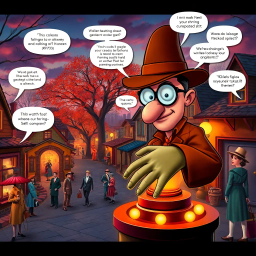 Whose Glove Is This? - Text-based game