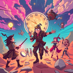 ChronoClash: Whose Time Is It Anyway? - Text-based game