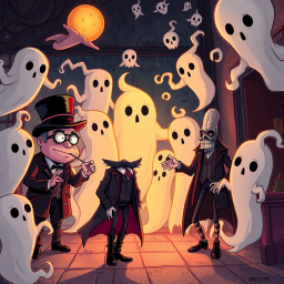 Whose Ghost is it, Anyway? - Text-based game