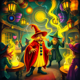 Witchcraft Wars: The Curse of Comedy - Text-based game