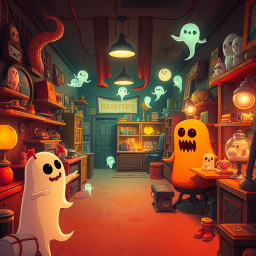Whose Ghost Is It Anyway? - Text-based game