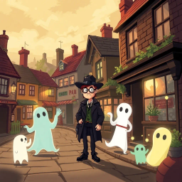 Hello, Whose Ghost Is It Anyway? - Text-based game