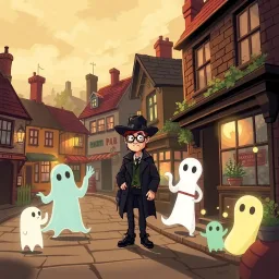Hello, Whose Ghost Is It Anyway? - Text-based game