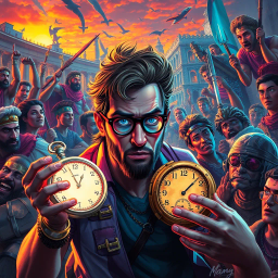 Chrono-Chums: Who's There? - Text-based game