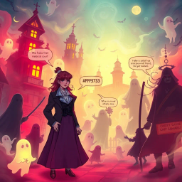 Whose Ghost is it, Anyway? - Text-based game