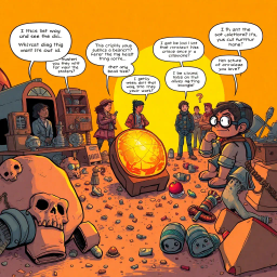 Relic Rumble: Whose Is It Anyway? - Text-based game