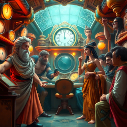 Chrono Chums: Who's There? - Text-based game