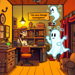Whose Ghost Is It Anyway? - Text-based game