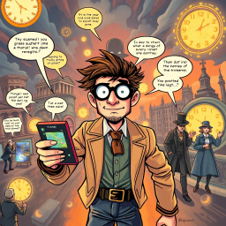 Chrono Caper: The Time-Traveler's Tally - Text-based game