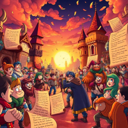 Quest-Breakers: The Battle for Glory - Text-based game