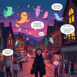 Whose Ghost Is It Anyway? - Text-based game