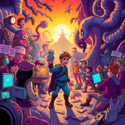MetaQuest: Whose Adventure is it Anyway? - Text-based game