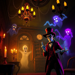 Whose Haunt is This? - Text-based game
