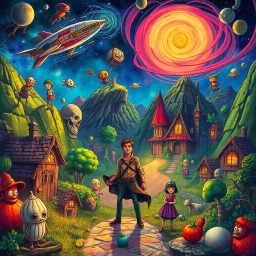 Metamayhem: Whose Adventure Is It Anyway? - Text-based game