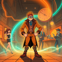 Chrono-Capers: Who's Time Is It, Anyway? - Text-based game