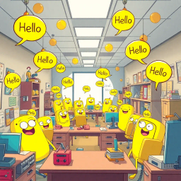 Whose Hellos Are These, Anyway? - Text-based game