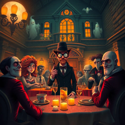 Hello, Whose Ghost Is It Anyway? - Text-based game