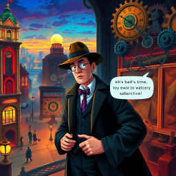 Chrono-Capers: Who's Time Is It, Anyway? - Text-based game