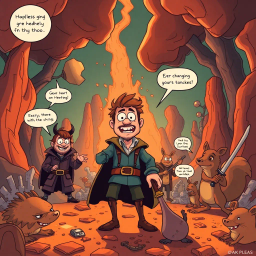 MetaMayhem: Whose Adventure Is It Anyway? - Text-based game