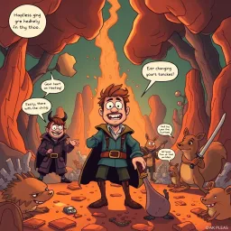 MetaMayhem: Whose Adventure Is It Anyway?