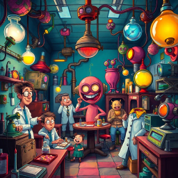 Whose Lab Is It Anyway? - Text-based game
