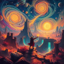 Spectrum Wars: Which Dimension Is It Anyway? - Text-based game