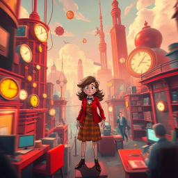 ChronoCrimson: Whose Time Is It Anyway? - Text-based game