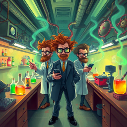 Whose Lab Is It Anyway? - Text-based game