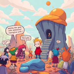 MetaQuest: Whose Adventure is it Anyway? - Text-based game