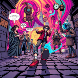 Time-travel Adventure text games