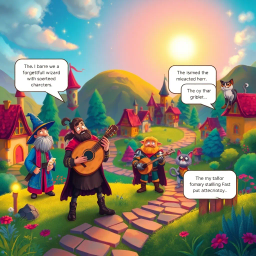 Bardic Banter: Whose Prophecy Is It Anyway? - Text-based game