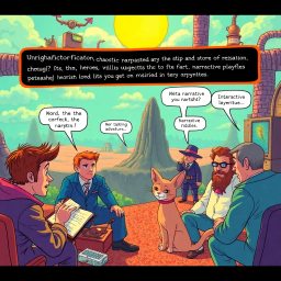 MetaQuest: Whose Adventure Is It Anyway? - Text-based game