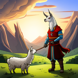 Llama's Quest - Text-based game