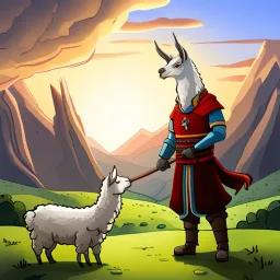 Llama's Quest - Text-based game