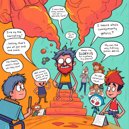 Meta-narrative Comedy text games