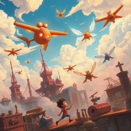 Skyward Encounters - Text-based game
