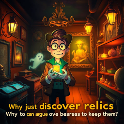 Relic Rumble: Whose Is It Anyway? - Text-based game