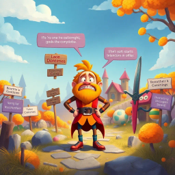Chronicles of the Clueless: Whose Quest Is It Anyway? - Text-based game