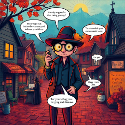 Mystery/Comedy text games