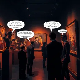 The Exhibit: Art in the Wrong Hands - Text-based game
