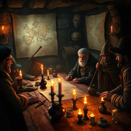 Cartographer's Conspiracy - Text-based game